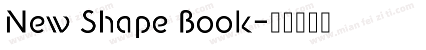 New Shape Book字体转换